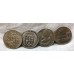 NEW ZEALAND 1974 - 1980 . ONE 1 DOLLAR COINS . UNCIRCULATED